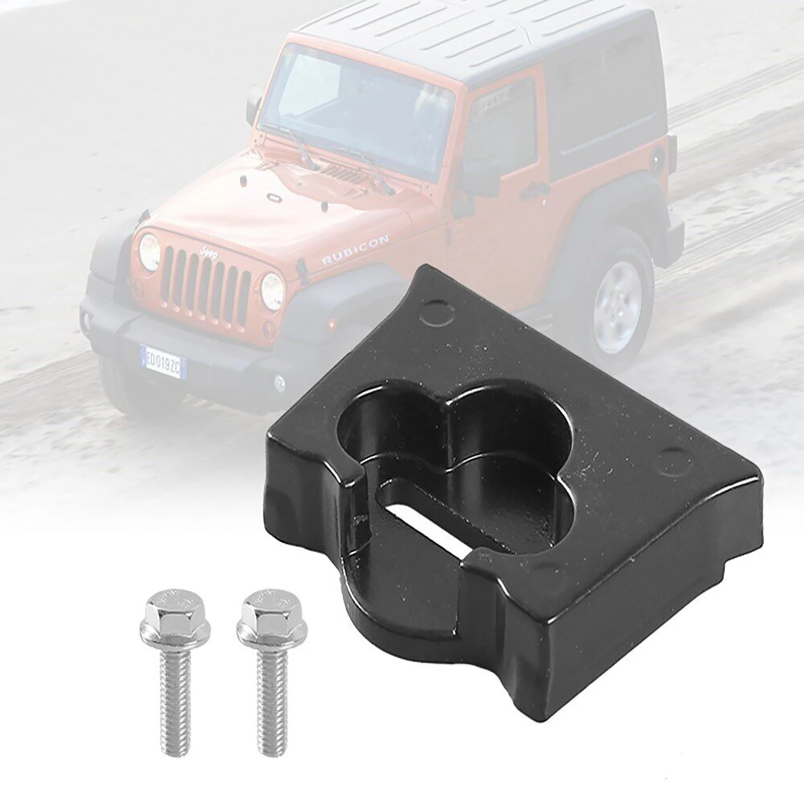 Car Metal Tailgate Limiter Aluminum Alloy Tailgate Latch Stop Bumper Kits For Jeep Wrangler JK 2007-2017 Accessories Replacement