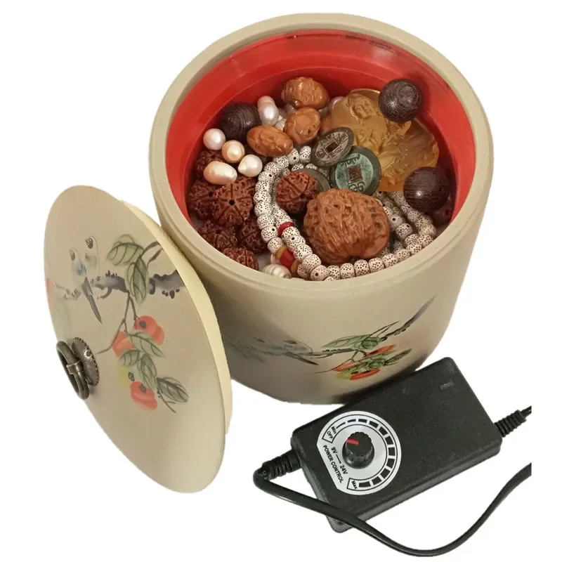 Small electric pearl washing and polishing machine, tool household multi-functional cultural play cleaner