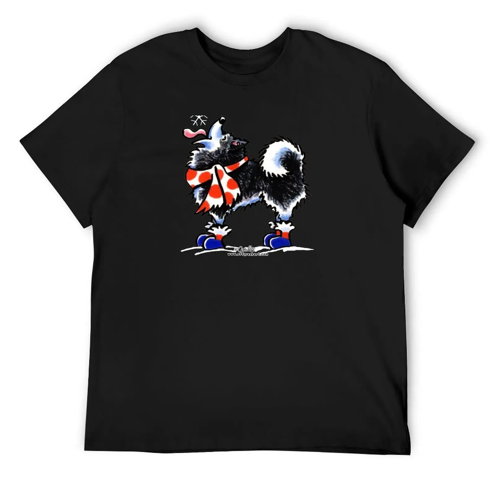 

Alaskan Malamute Catch a Snowflake T-Shirt clothes oversizeds new edition vintage anime shirt mens t shirts casual stylish