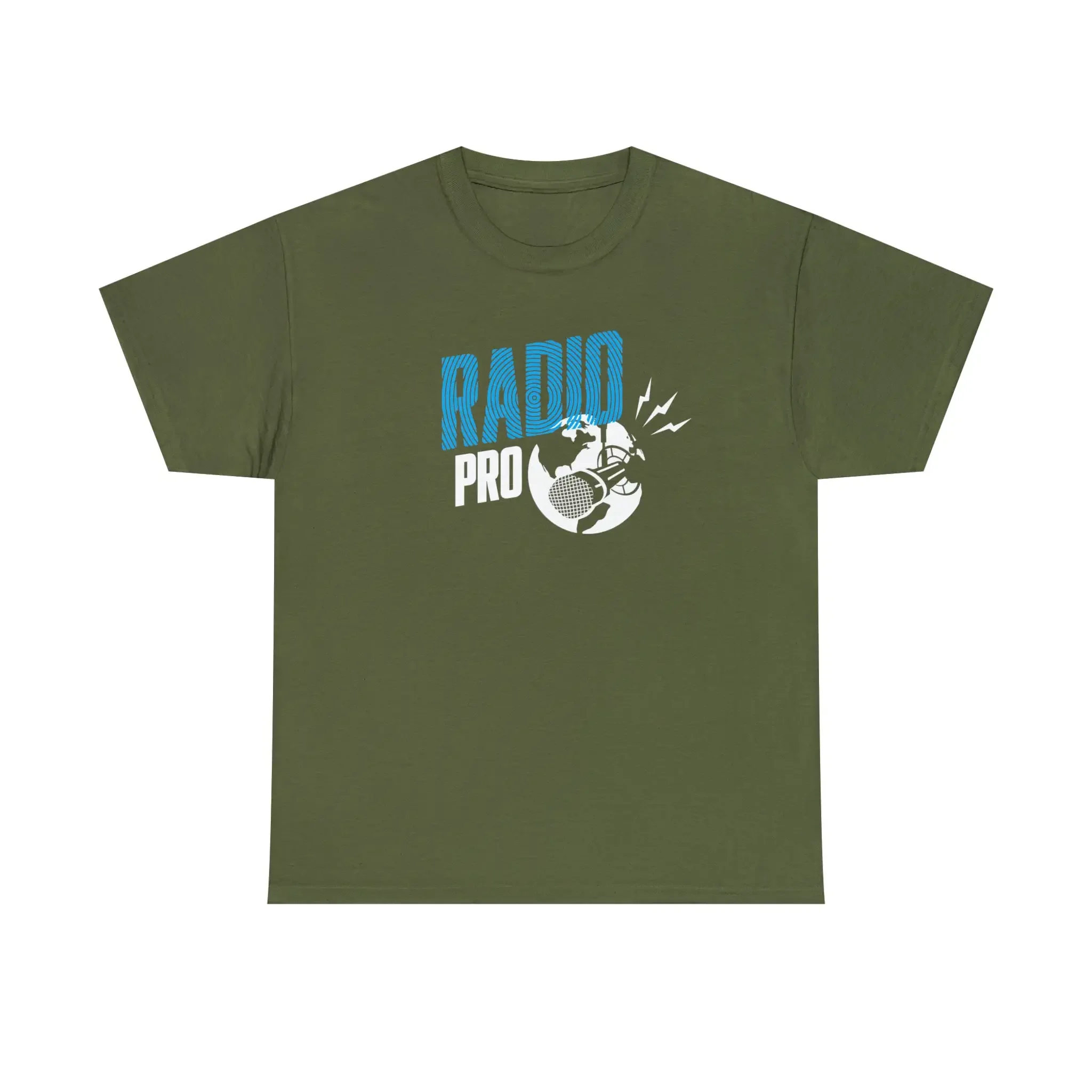 Radio Pro T Shirt Station Music Industry Dj Broadcast Host Merchandise Equipment