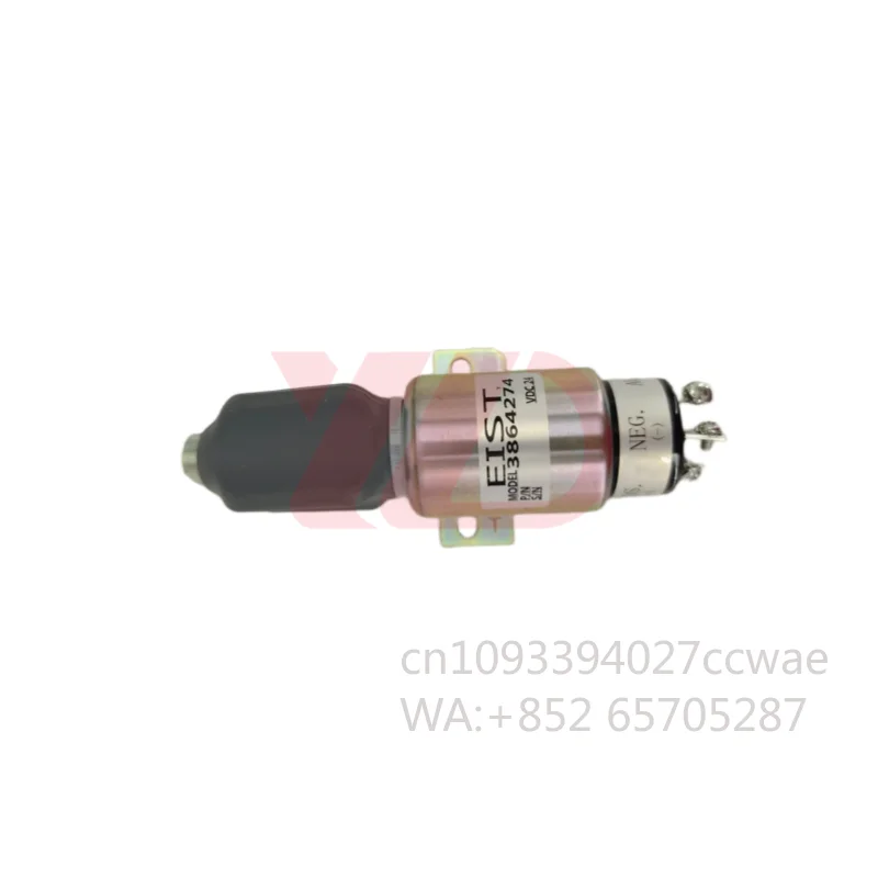 

Wholesale Diesel Engine Parts 24V Fuel Pump Solenoid Shutoff Solenoid Valve 3864274 Stop Solenoid Valve for Cummins 4BT5.9