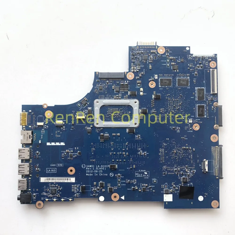 VAW01 LA-9101P LA-9104P For Dell Inspiron 3521 5521 Laptop Motherboard I7-3537U I3-3217U I5-3317U CPU HD8730M 2GB HD7670M GPU