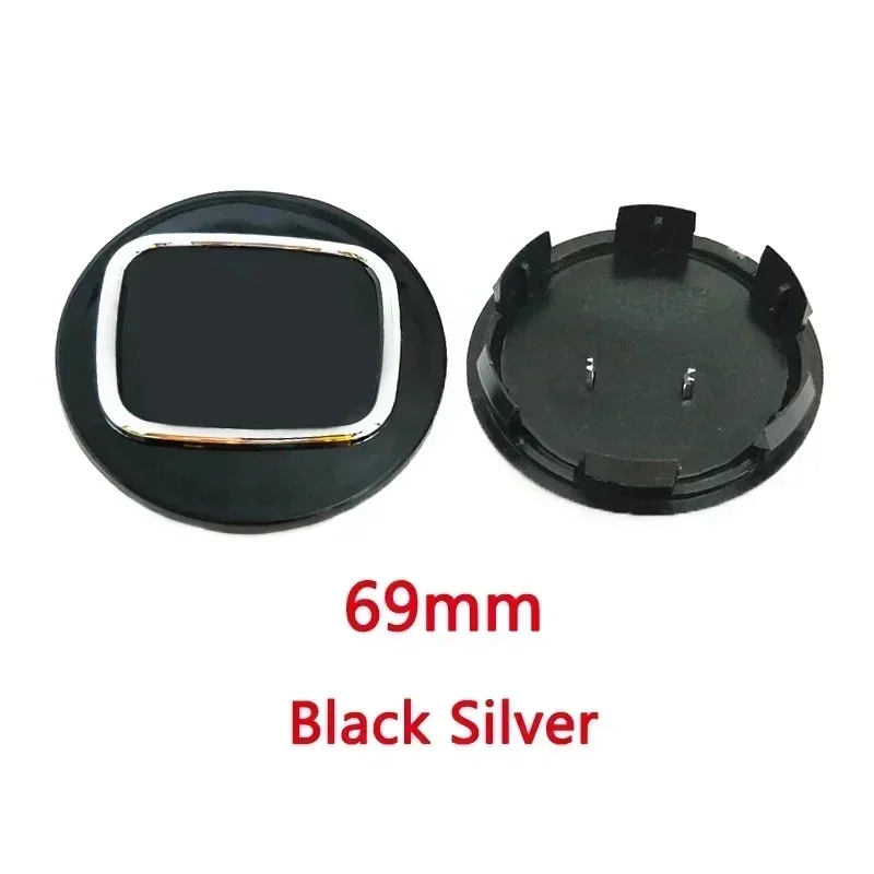 4 Stuks 58Mm 60Mm 69Mm Wielkap Hub Cover Badge Embleem Voor Honda