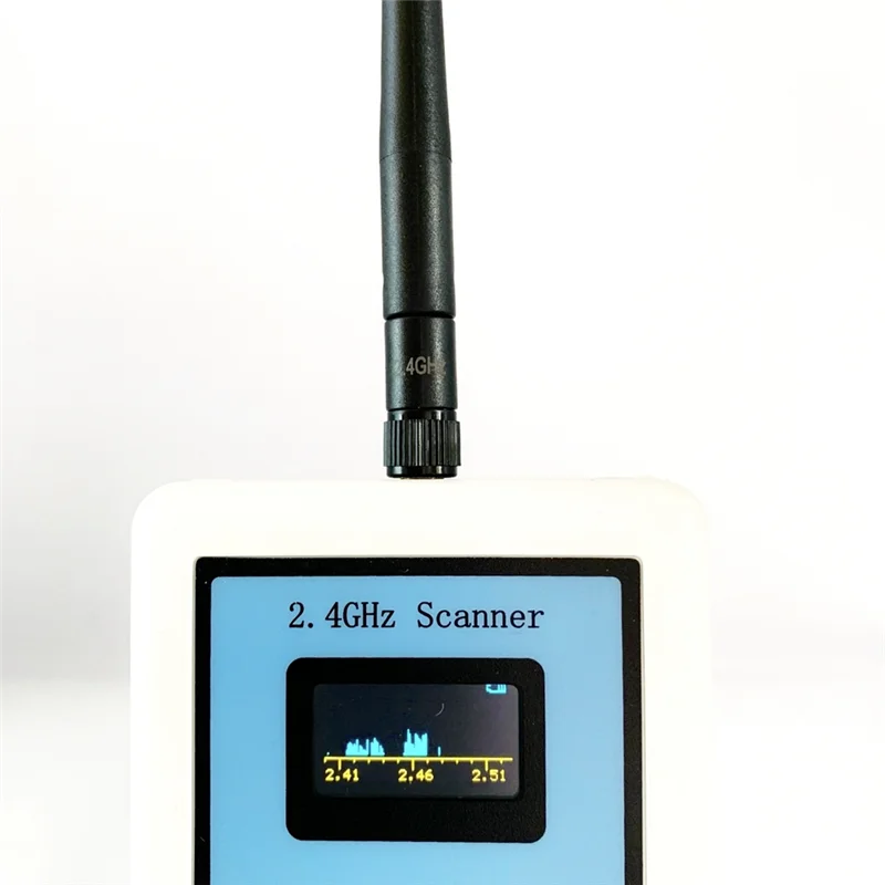 

【Today-Only!】2.4G NRF24L01 Spectrum Analyzer Signal Source Scanner OLED Screen For Aircraft Model Signal And Wifi Signal Detecti