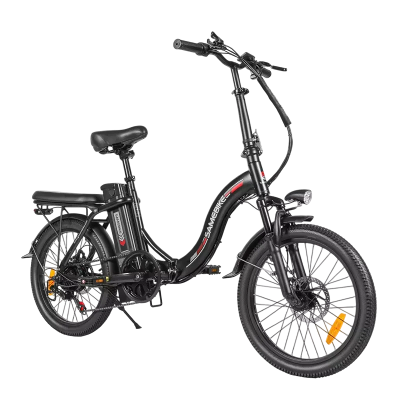 AliExpress NONE Folding E-bike CY20 350W Motor 36V12AH Removable Lithium Battery Electric Bike Adult 7 Speed 20-inch Tire Snow Electric Bicycle