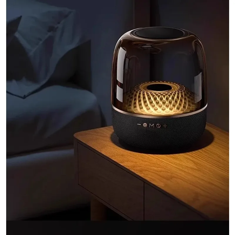 2025 New Hamanton Card Bluetooth Speaker Glass Super Subwoofer High Sound Quality Desktop Computer Speaker