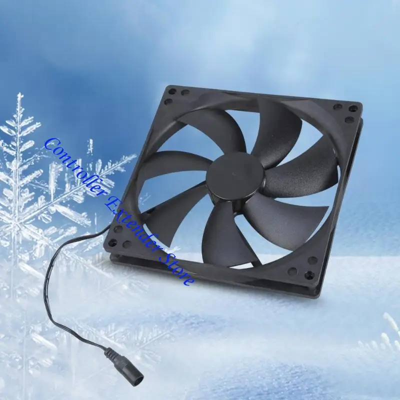 N84b 180mm 12v مروحة التهوية 5.5x2.1mm موصل لدوران الهواء الإلكتروني