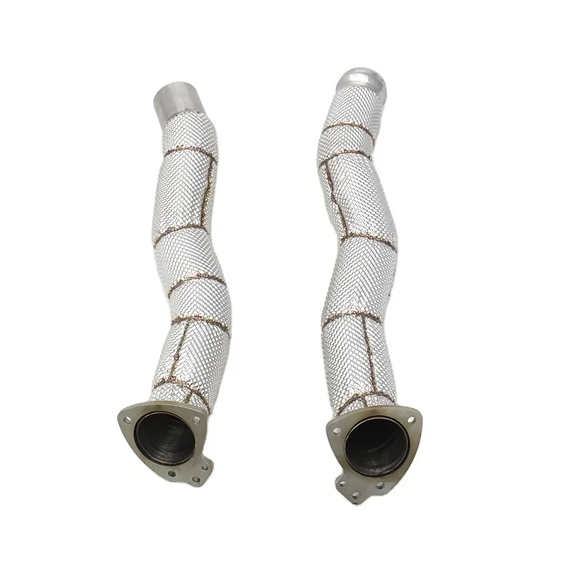 

Factory Free Flow Pipe Exhaust Downpipe For Aston Martin DB11/DBS Vantage V12 5.2T 2017-2024 Stainless Steel Downpipe System