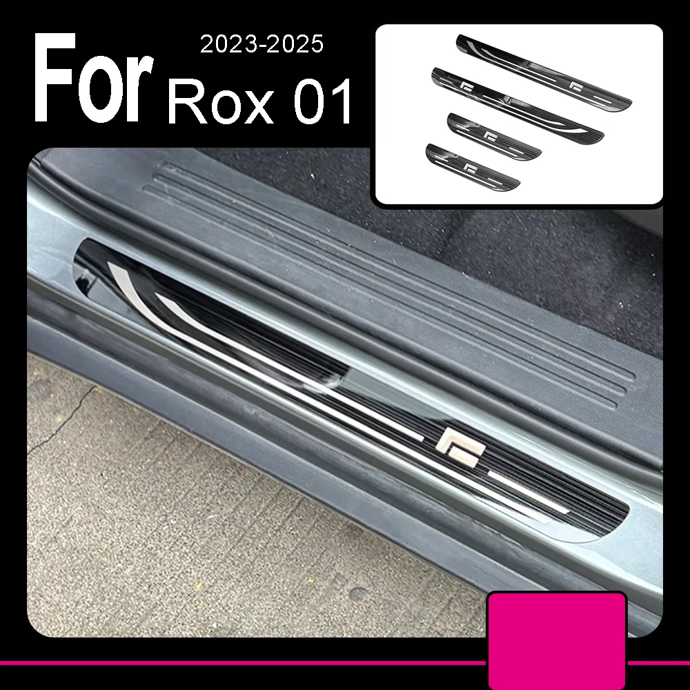 

Защита автомобиля, порог педали, полоса, автомобильные детали, аксессуары, подходят для BAIC JISHI Polestone 01 Rox 01 2023 2024 2025