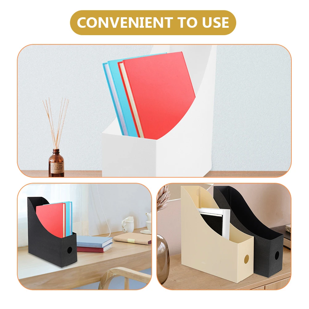 

3 Pcs Desk Storage Organizer File Rack Boxes Document Holder Magazine Office for Plastic Container Paper