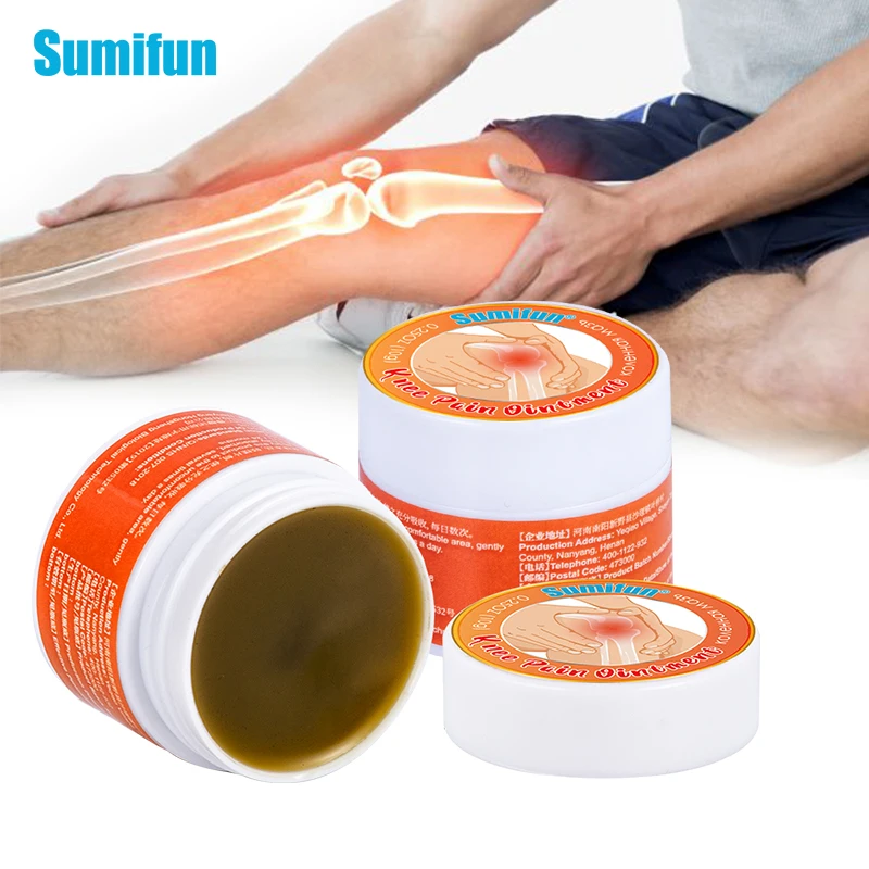 

1/2pcs Sumifun Knee Analgesic Ointment Treat Rheumatoid Arthritis Natural Herbal Knee Joint Sprain Pain Relief Cream Health Care