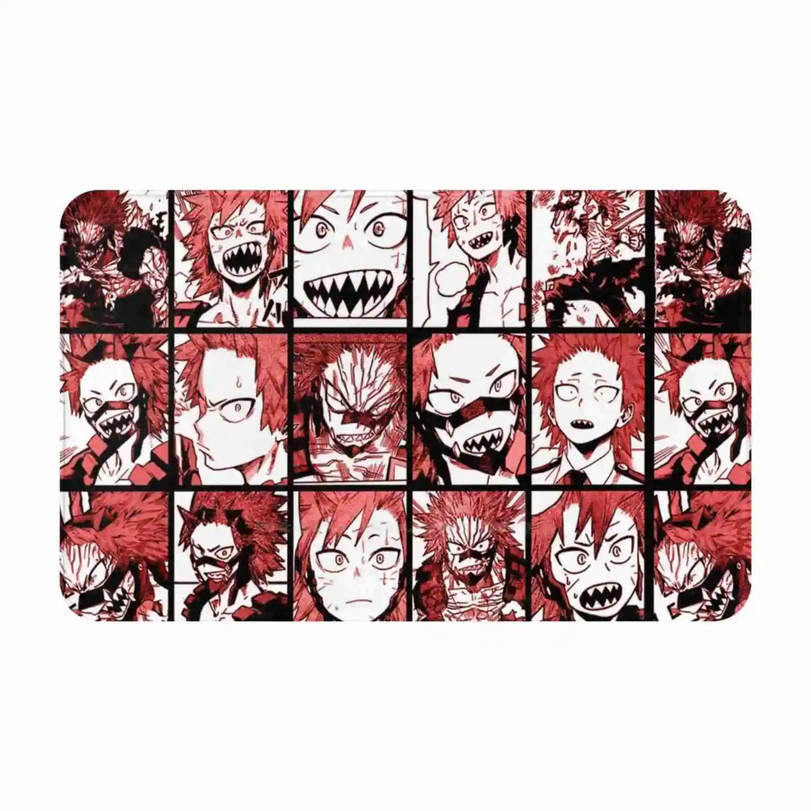 Bnha Kirishima Collage-Color Version Soft Cushion Car Home Carpet Door Mat Boku No Hero Academia Collage Official Art Manga