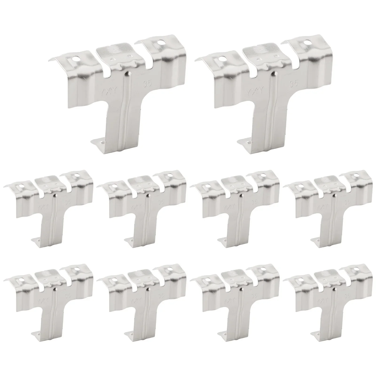 ~ 10 Uds. Clips de drenaje de agua de Panel Solar de acero inoxidable Clips de drenaje transparentes automáticamente para accesorios de módulos solares