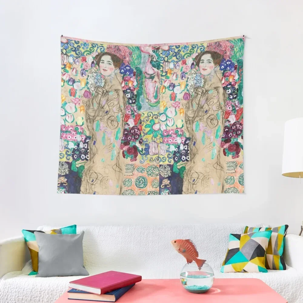 

Ria Munk III portrait by Gustav Klimt Tapestry Bedroom Decoration Wallpapers Home Decor Wallpaper Bedroom Tapestry