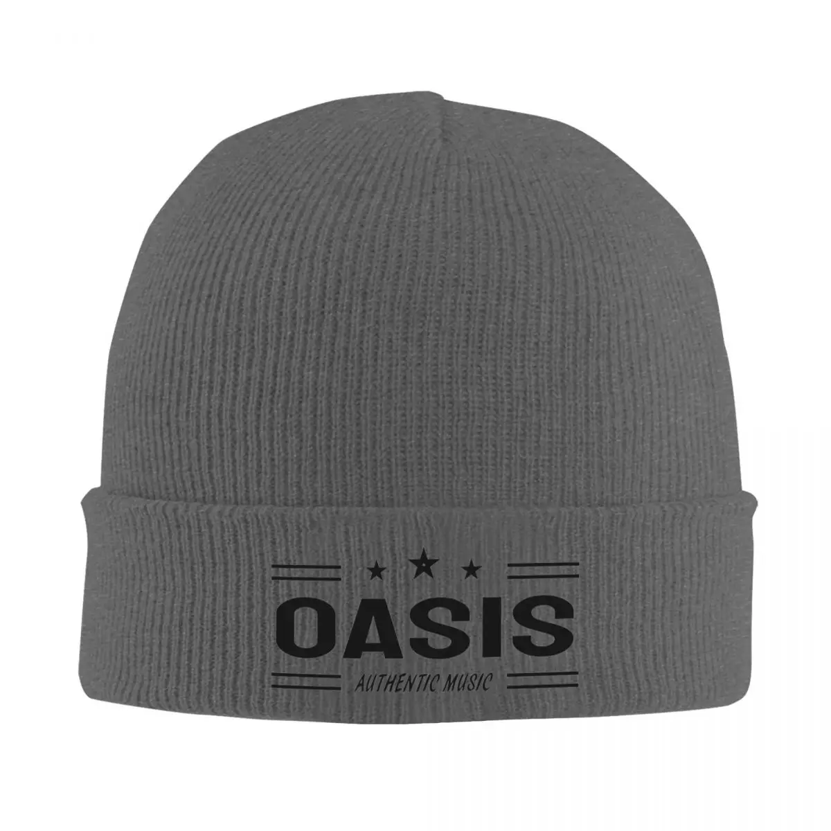 Oasised Music Knitted Hat Beanie Autumn Winter Hat Warm Hip-hop Cap for Men Women