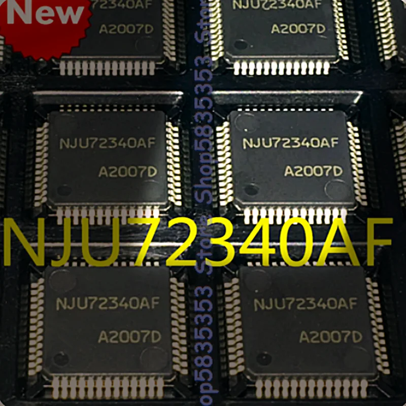 

1-10pcs New NJU72340AF NJU72340 QFP-52 Audio amplifier chip