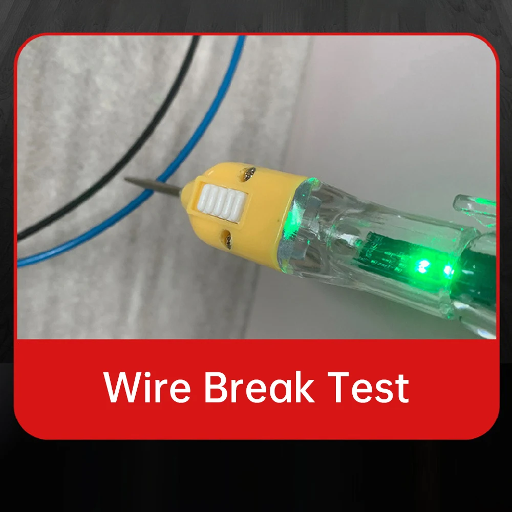 Stylo de Test de détecteur de tension AC12-220V, tournevis électrique induit, sonde zéro, capteur de détection de fil sous tension, indicateur de testeur