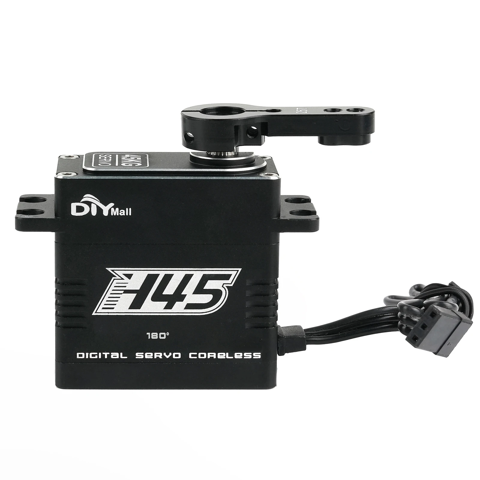 45kg Standard Digital Servo HV Coreless Metal Gear 180/270/360 for 1/8 1/10 RC Car Truck Crawler Boat Waterproof Aluminum Case