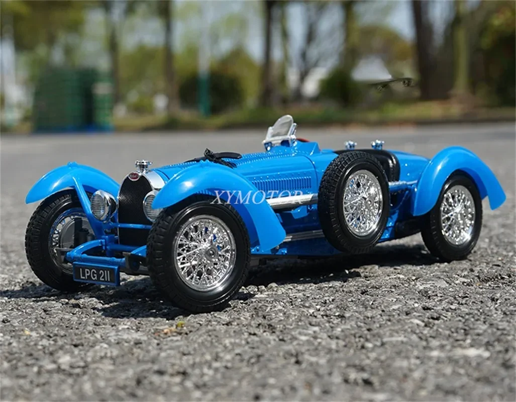 

Новинка Bburago 1/18 для Bugatti Тип 59, металлическая литая модель автомобиля, игрушки и коллекция Blue