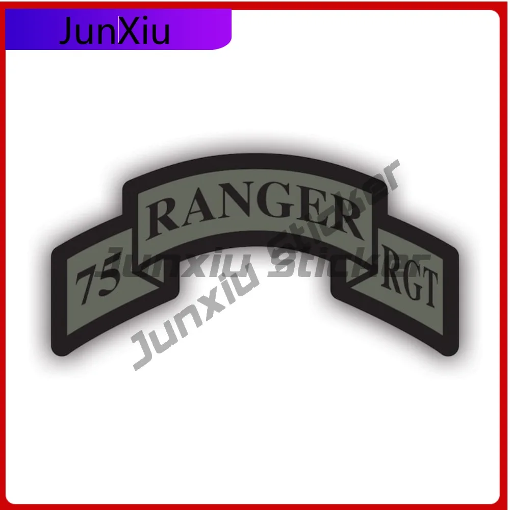 Funny Classic Subdued 75th Ranger Regiment Sticker Decal American Made Uv Protected Sleeve Insignia Rangers Lead The Way Spec