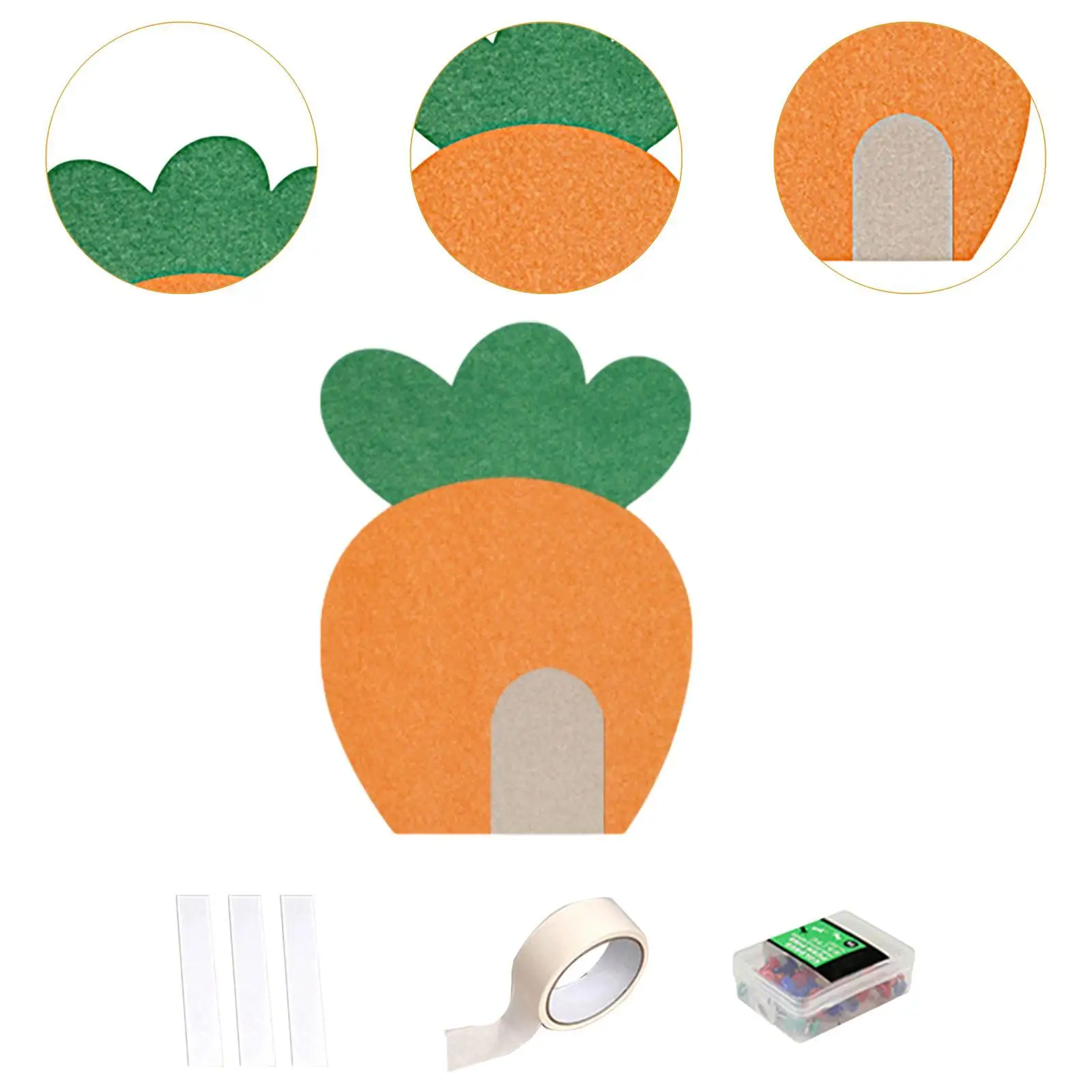 Felt Bulletin Board Photo Message Board Wall Surface Protection Scratch Resistant Thick Memo Board Protector Cafe for Bedroom