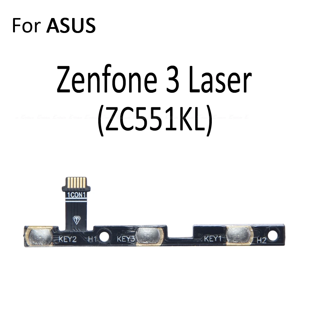 Power ON OFF Mute Switch Control Key Volume Button Flex Cable For Asus Zenfone 3 Max M1 M2 Laser Deluxe 5.5 Shot Plus