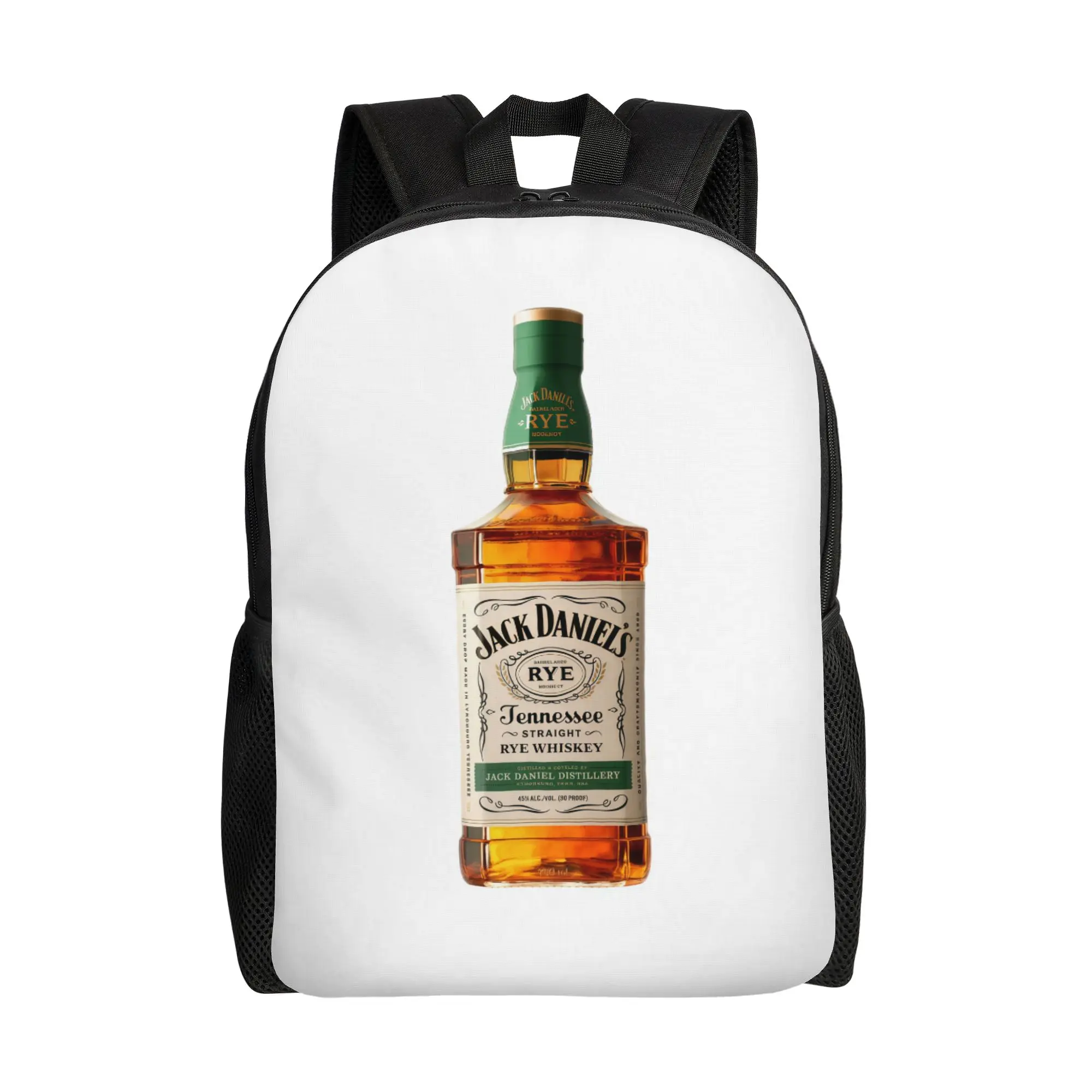

Бутылка JJack Daniel's Tennessee Rye, школьный рюкзак JJack Daniel's для женщин, вместительный, на каждый день, к началу учебного года