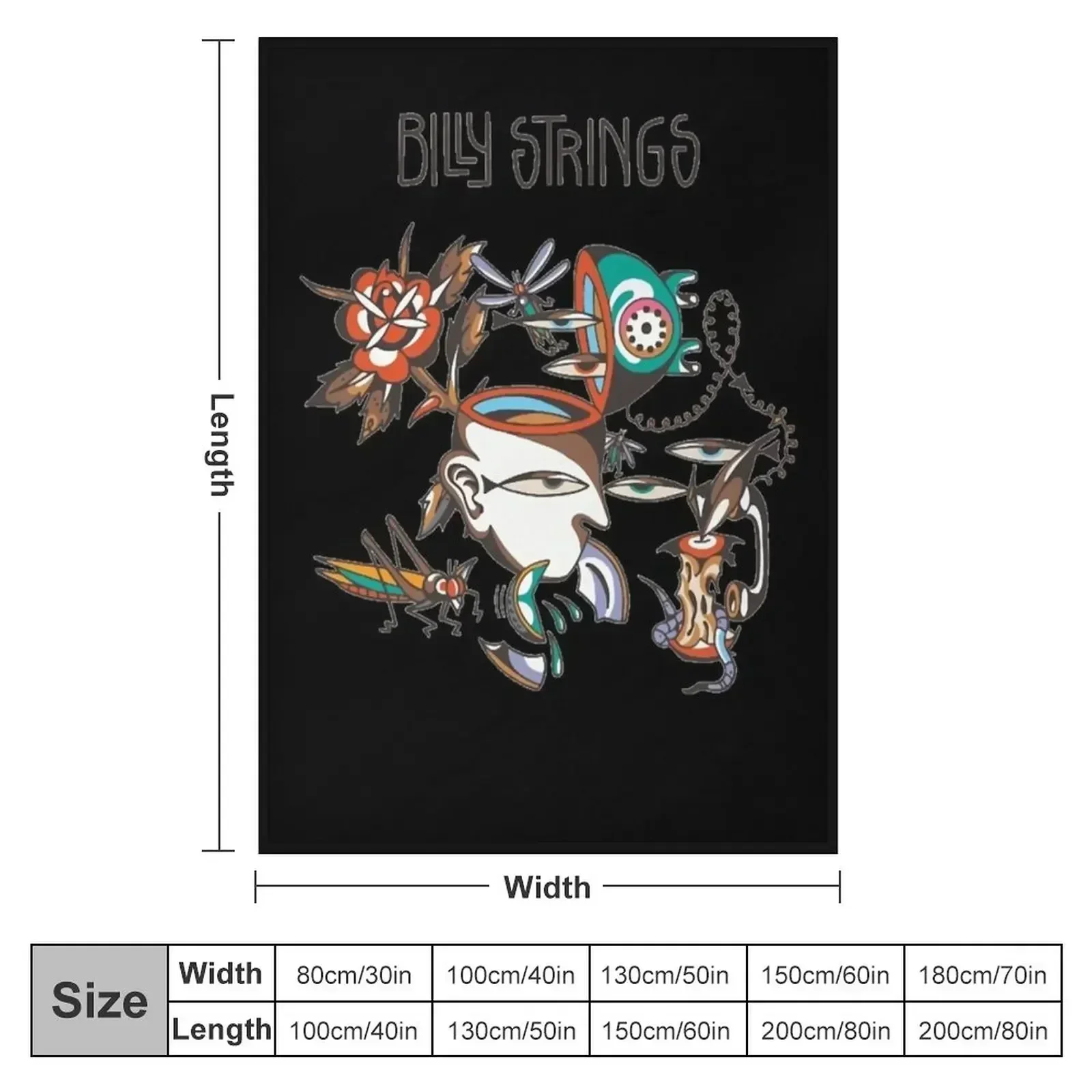 Funny Gifts Billy Strings Gifts For Fan Throw Blanket Luxury Designer For Sofa Thin Baby cosplay anime Picnic Blankets
