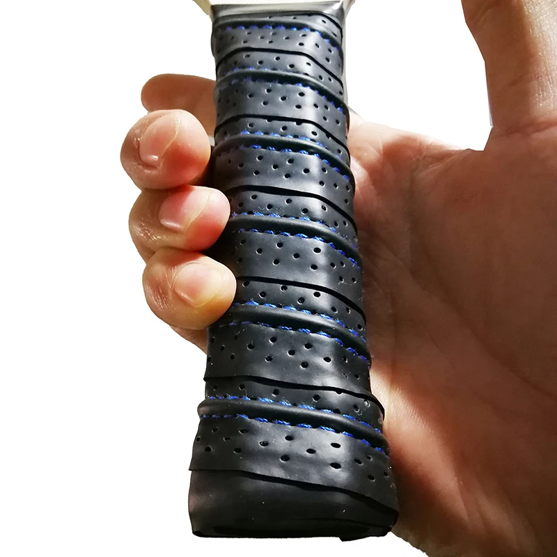 Multi-color Pickleball Racket Overgrips Breathable Non-Slip PU Grip Tape Sweat Absorption Shock Absorption Stitching Over Grips