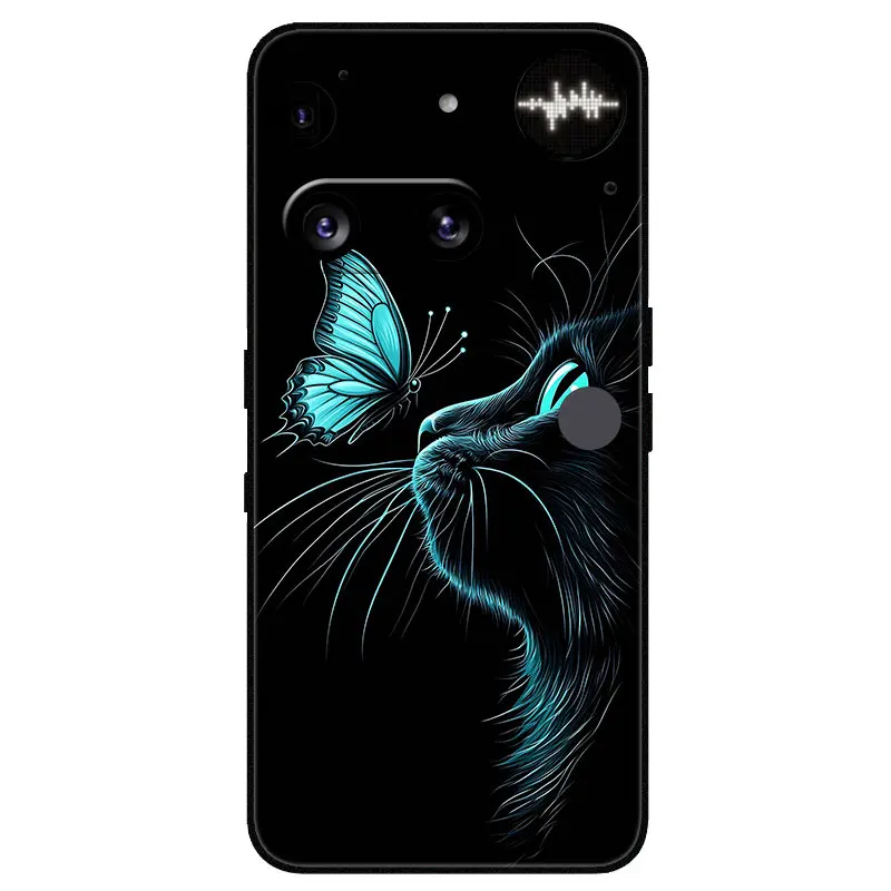 ل لا شيء الهاتف 3 5G حافظة لينة بولي يوريثان سيليكون الغطاء الخلفي ل 2025 لا شيء الهاتف 3 حافظة جميلة رسمت الحيوان كوكه فوندا كول #4