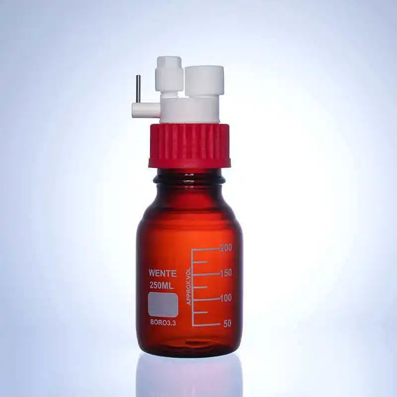 Sterilization Indicator Sticker for Blue Cap Screw Thread Test Tube Steam Sterilization Vent Valve Glass Bottle Pressure Relief