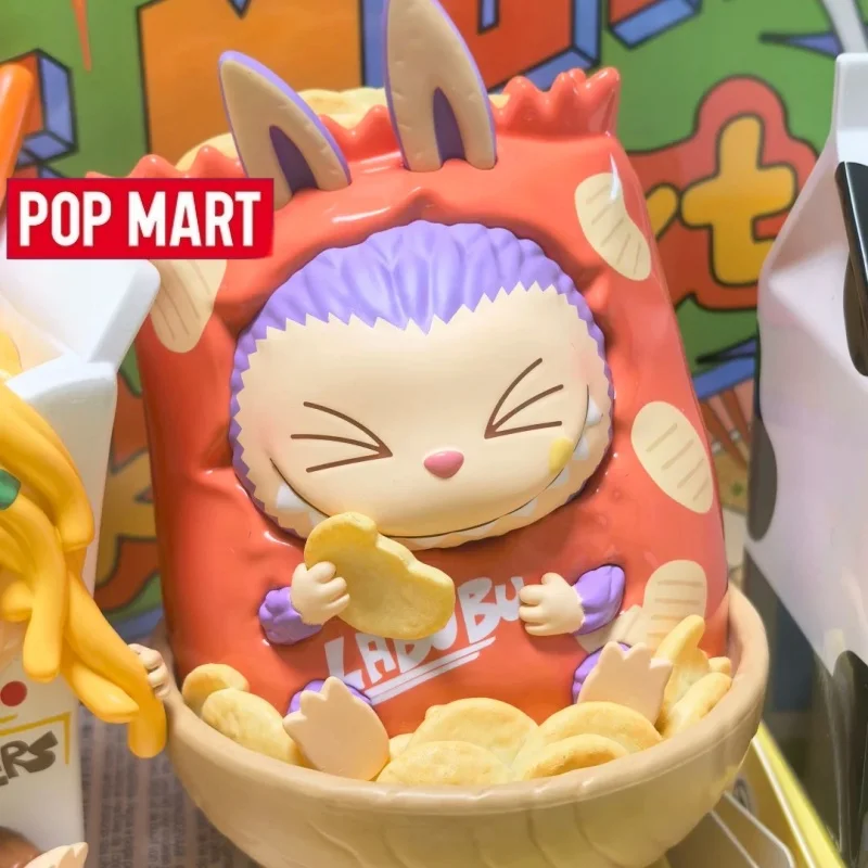 Genuine Spot POPMART Bubble Mart Labubu Strange Flavor Convenience Store Series Hand-Made Blind Box Trendy Toys Gift Ornaments