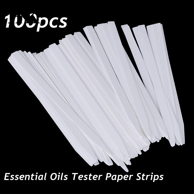 100pcs Aromatherapy Fragrance Perfume Essential Oils Test Tester Paper Strips