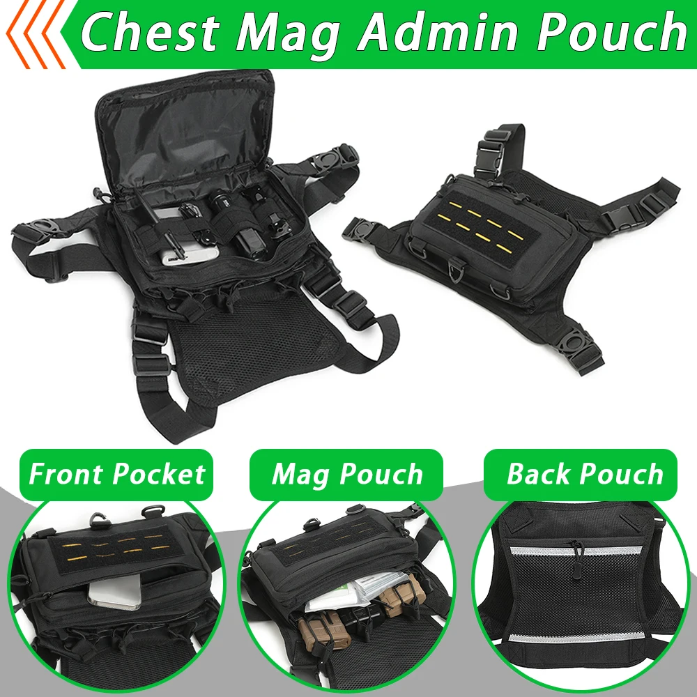 التكتيكية الصدر المشرف حقيبة مول ماج الحقيبة الصيد فائدة الصدر حزمة تلاعب الحقيبة EDC الأدوات المنظم #4