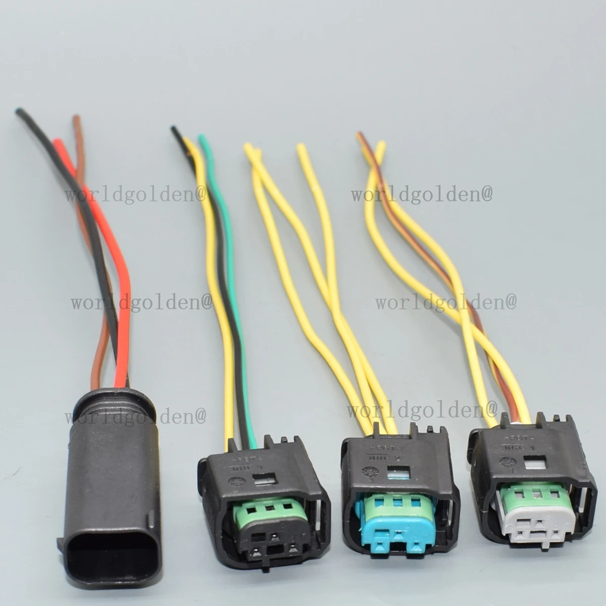 968401-1 1-967642-1 Universal 3Pin Sensor Connector Kit, dustproof and anti-aging
