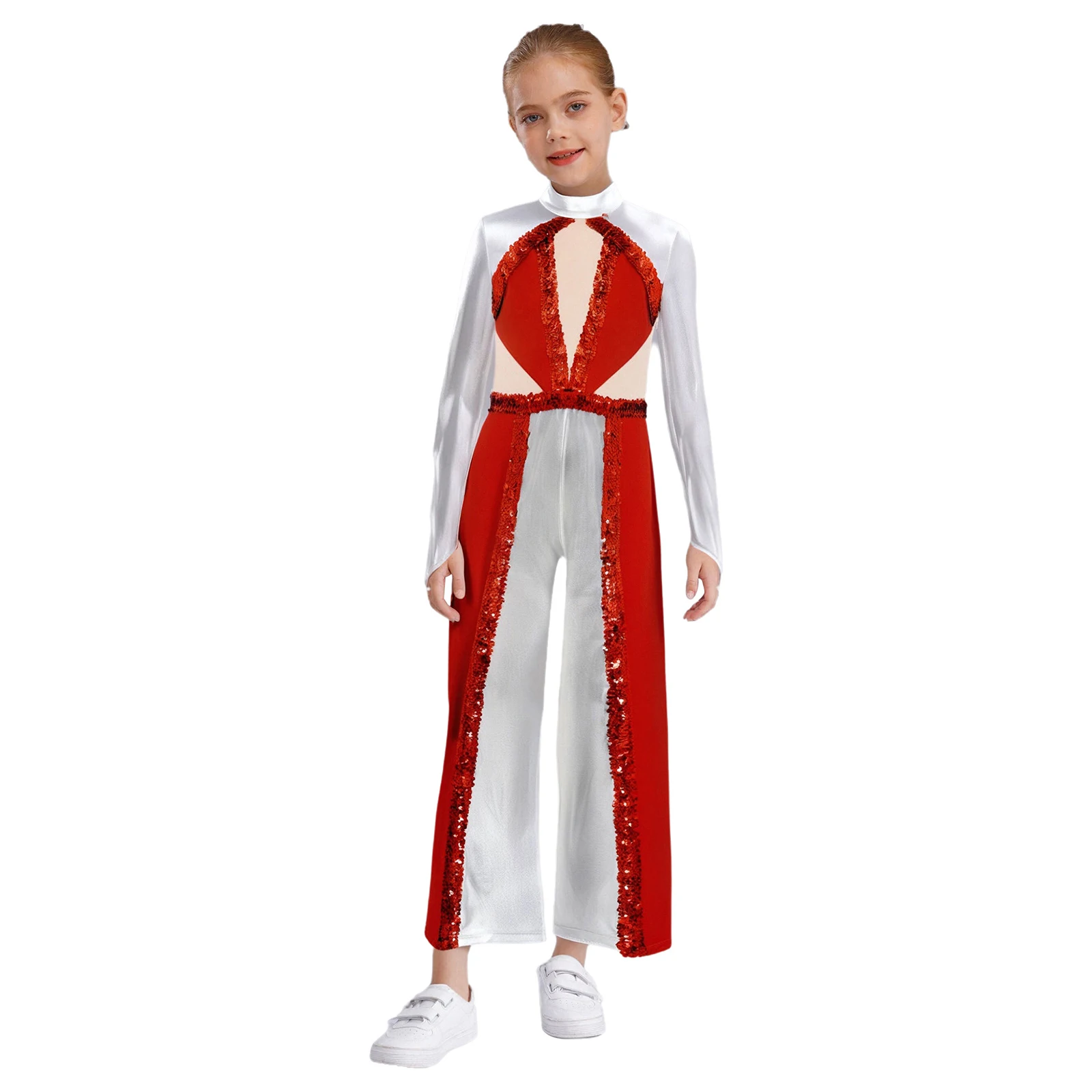 أطفال بنات الجاز أداء الرقص زي لامعة الترتر اللون كتلة معدنية الجمباز بذلة الحديثة المعاصرة Dancewear