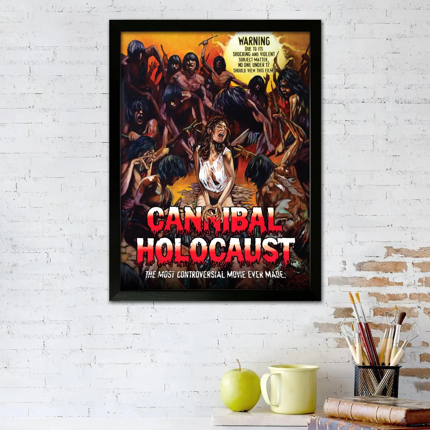 cannibal holocaust Canvas Art Poster, Wall Art, Picture Print, Modern Family, Bedroom Decor, Posters,Decorative painting