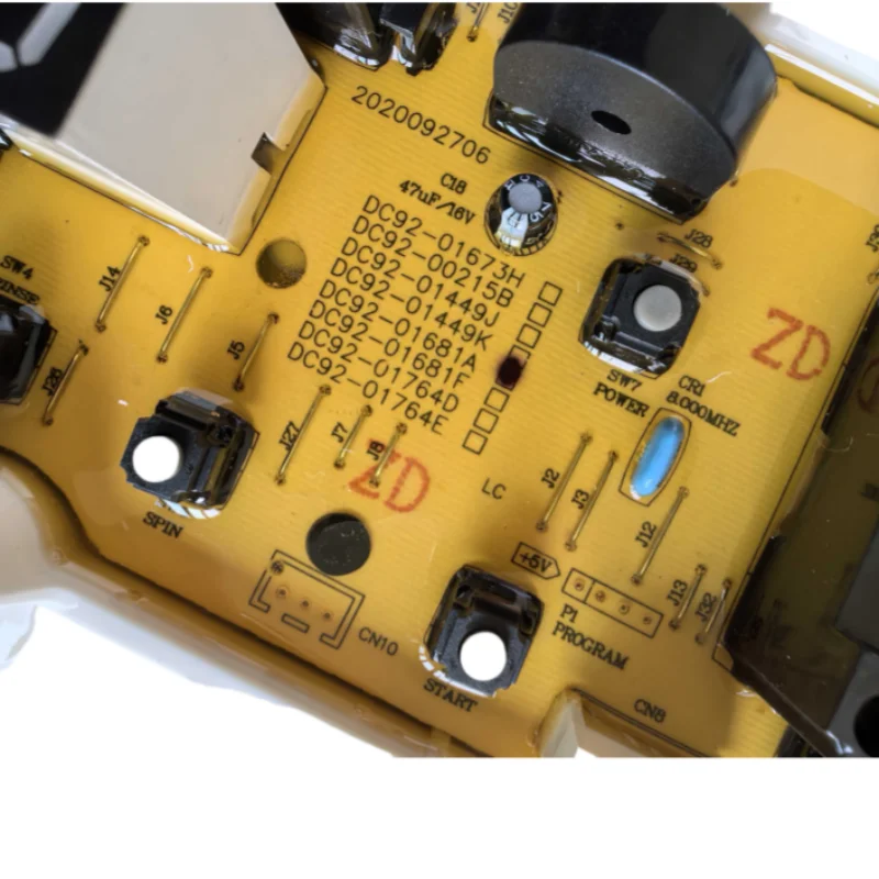 Original new washing machine DC63-01600A circuit board for Samsung DC92-0163 h / 00215 b / 01681 a/F / 01764 d/E  replacement