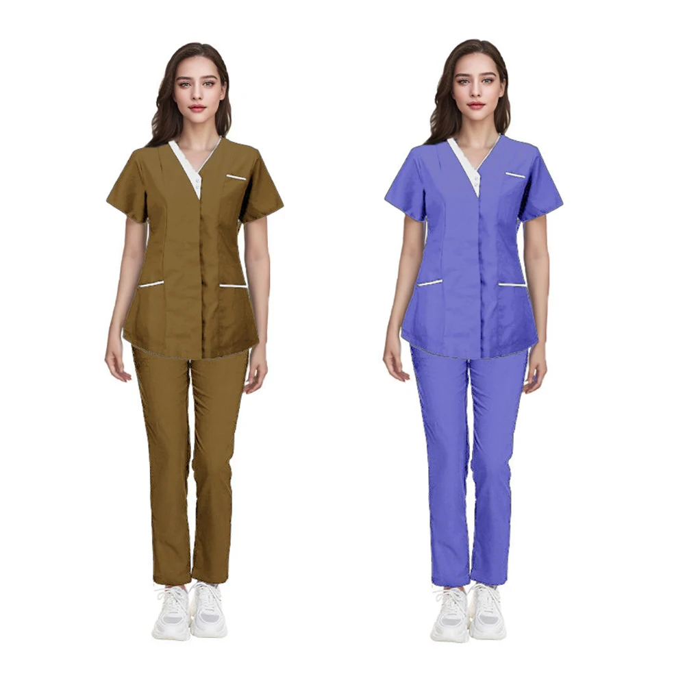 Uniforme médico clásico para hombre, traje de enfermera lavable y personalizado, para correr en el Hospital, 2024