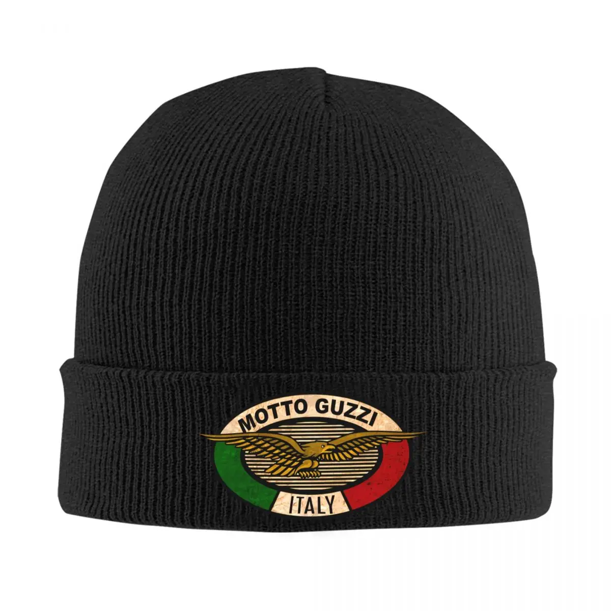 Italy Motto Guzzi Motorcycles Knitted Hats Gifts Quality Y2K Unisex Headwear Caps