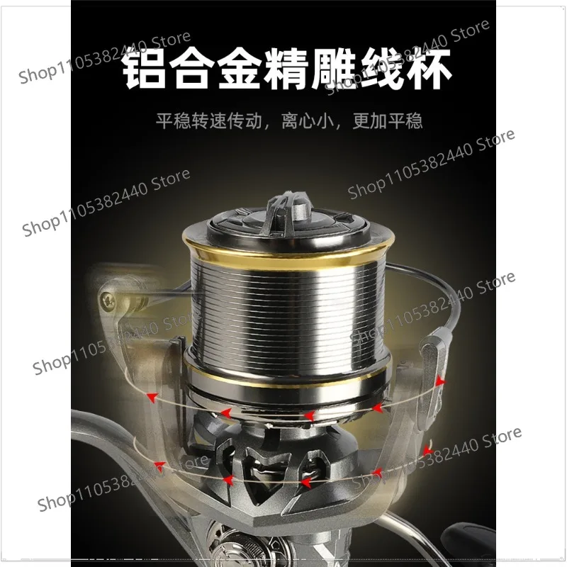 Anchor fish wheel long-distance investment  spinning wheel no clearance sea rod anchor rod fishing  metal line cup 10000 type
