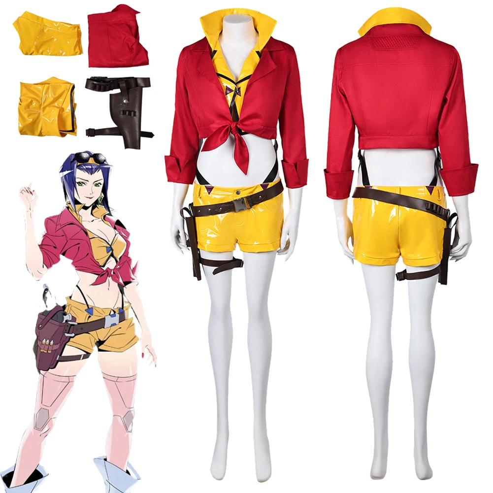 

Game OW Cosplay Ashe Costume Fantasy Disguise For Girls Women Adult Coat Pants Vest Halloween Carnival Roleplay Suit