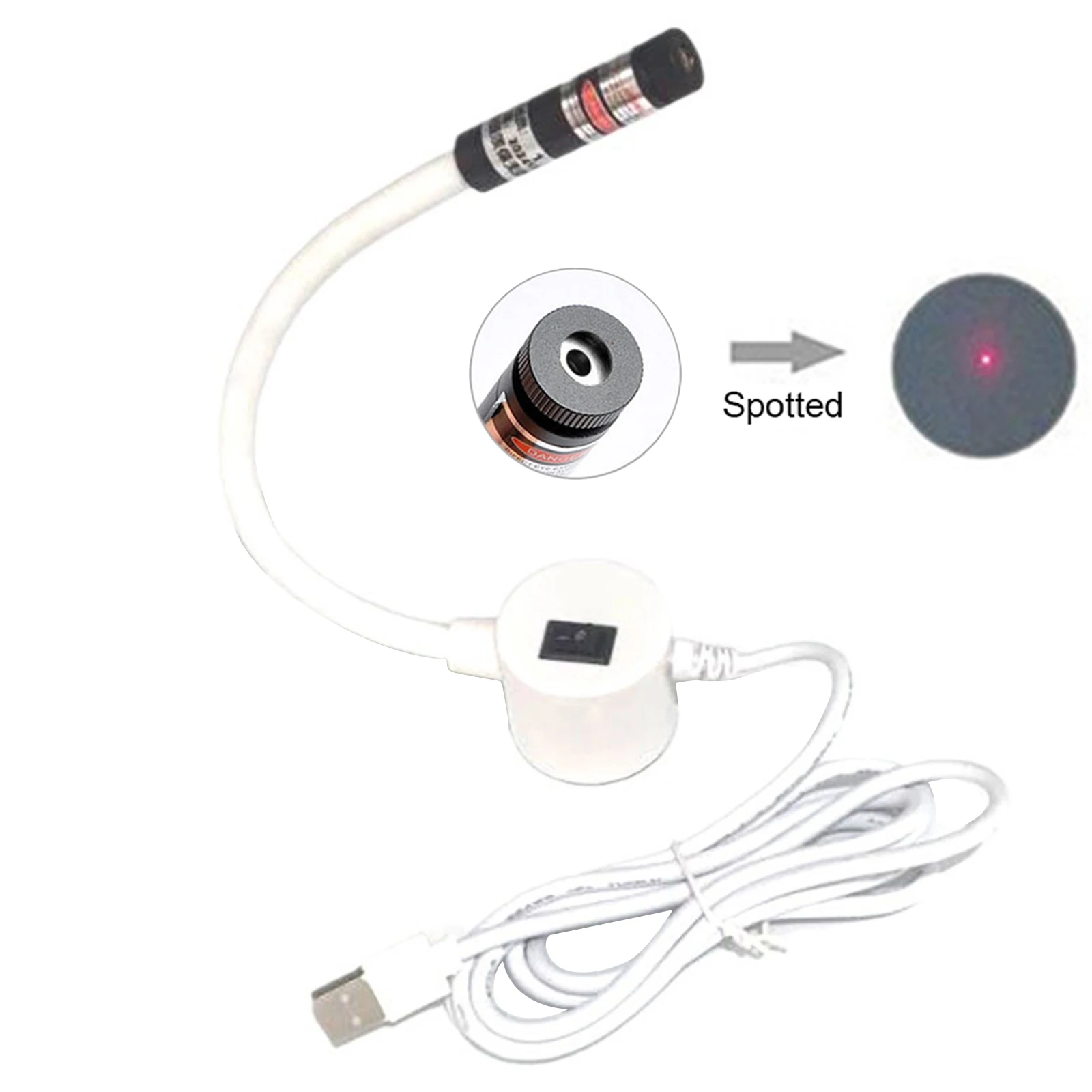 Näh-Laserlicht mit Positionierungsstrahl, USB-Magnetfuß, Linien-/Kreuzschnitt-Nähmaschinen-Zubehör