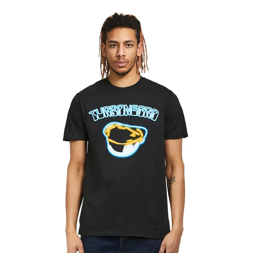 Футболка Turbonegro-30-я годовщина (принт сзади), черные футболки из хлопка, роскошный бренд, винтажная, оверсайз