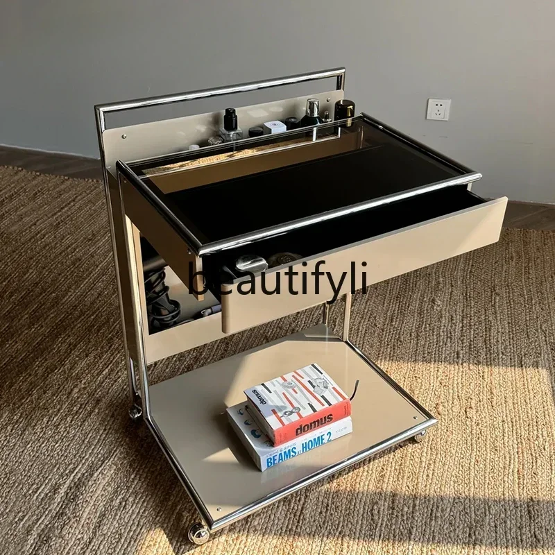 

zx1Dresser bedroom simple modern mobile c-type sofa side few makeup table bedside table