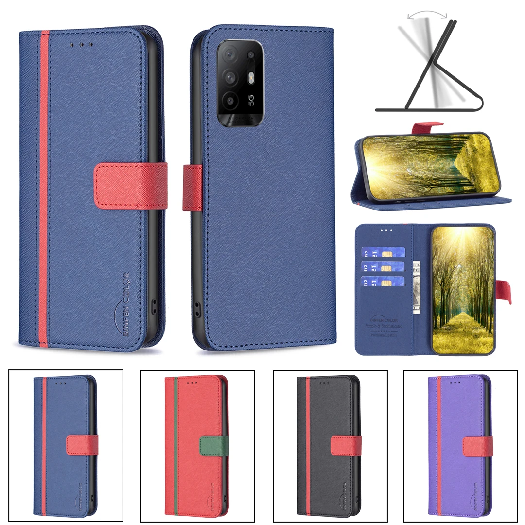 

Jersey print Leather case Wallet Flip Anti-fall Phone Case For OPPO A57 A96 4G/5G RENO7/5F/5z/7Z FIND X5 PRO LITE REALME C31 C35