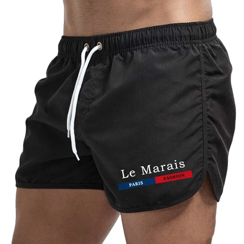 

2025 New Trend Men's Board Shorts Summer Fashion Male Casual Sports Beach Shorts Gym Fitness Boxing Running Cycling Short Pants