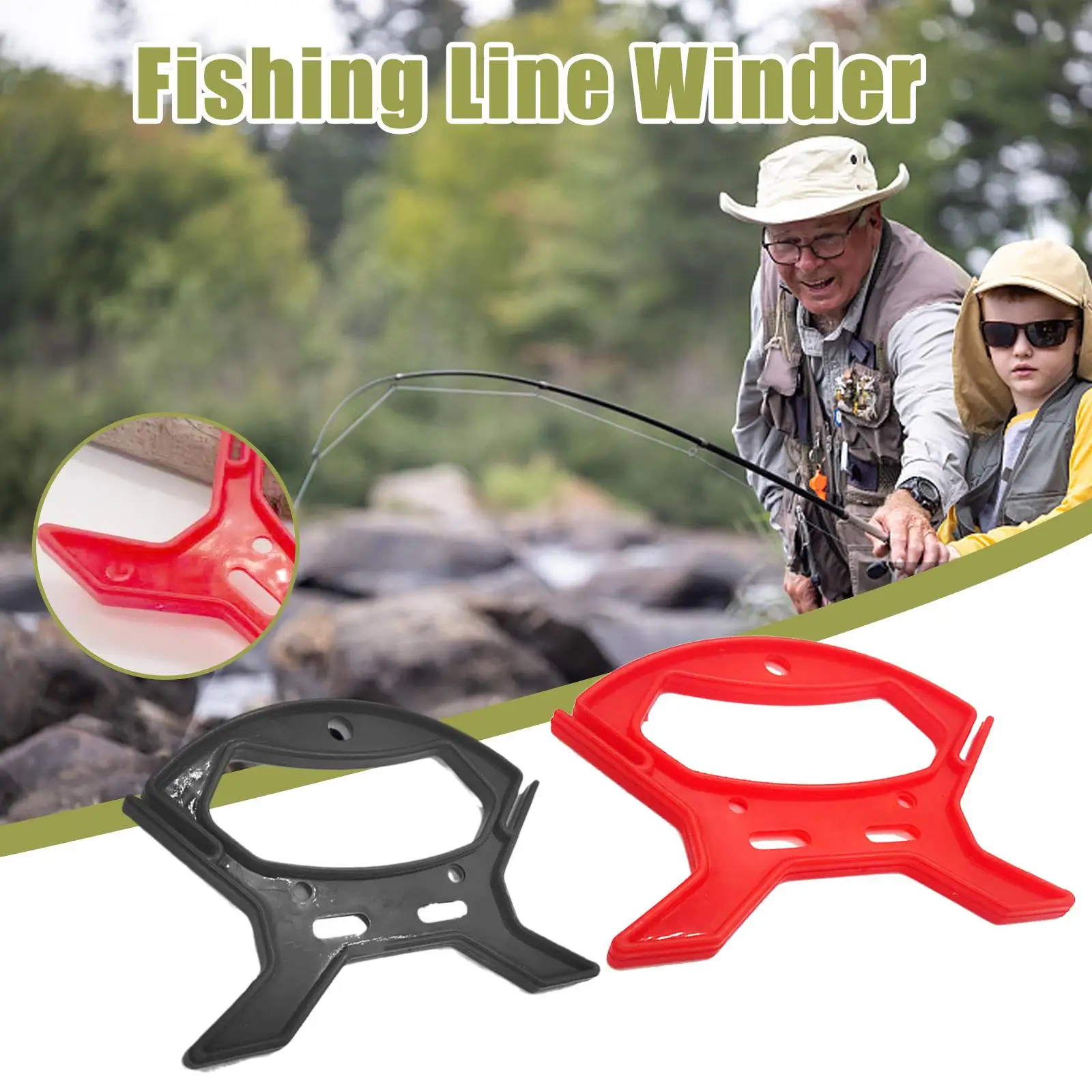 Plastic Fishing Line Winder Fish Winding Storage Boards Tool Trace Line Plate Wire Fishing Holders Lure Hook Crucian Carps U9t9