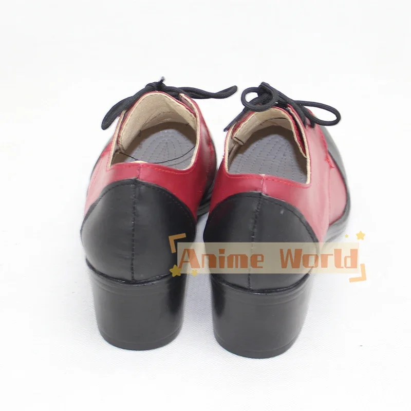 Game Twisted-Wonderland Riddle Cosplay Shoes PU Leather Shoes Custom Made Halloween Carnival Boots