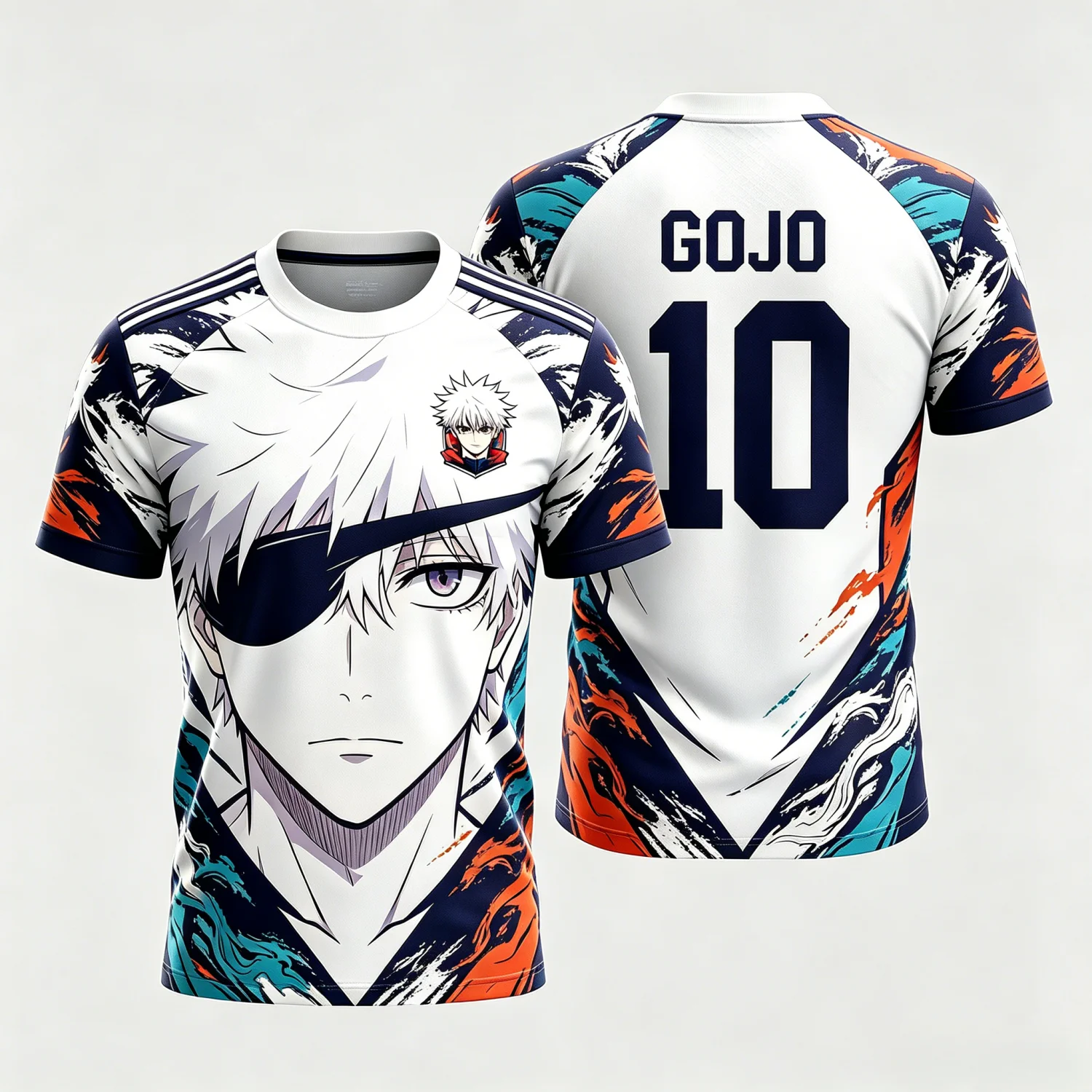 2026 Summer Jujutsu Kaisen Retro Cosplay T-shirt Men's 3D Printed Jiu Jitsu Short-sleeved Family Unisex Children's Sports Shirt